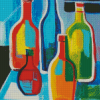 Abstract Bottles Diamond Paintings