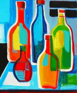 Abstract Bottles Diamond Paintings