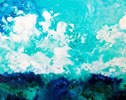 Abstract Ocean Diamond Paintings