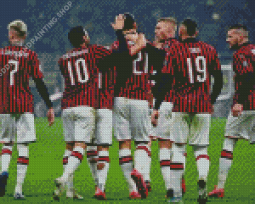 Ac Milan Players Diamond Paintings