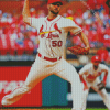 Adam Wainwright Baseball Pitcher Diamond Paintings