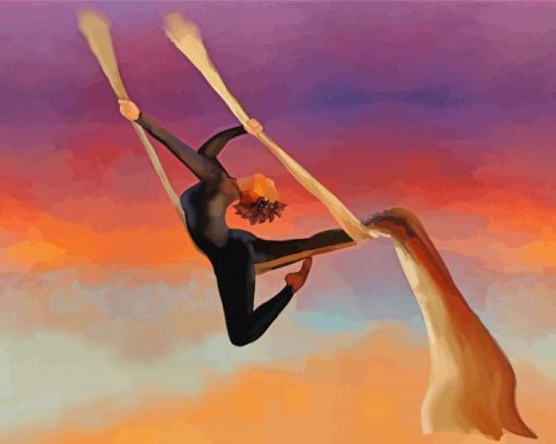 Aerial Silks Dancer Diamond Paintings