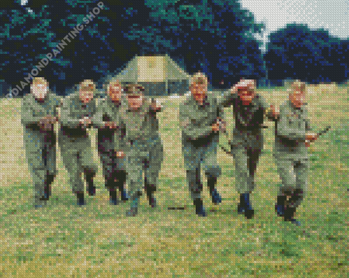 Aesthetic Dads Army Diamond Paintings