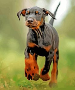 Aesthetic Doberman Pinscher Diamond Paintings