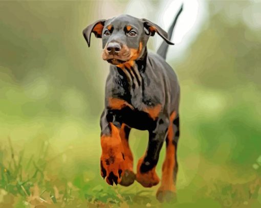 Aesthetic Doberman Pinscher Diamond Paintings