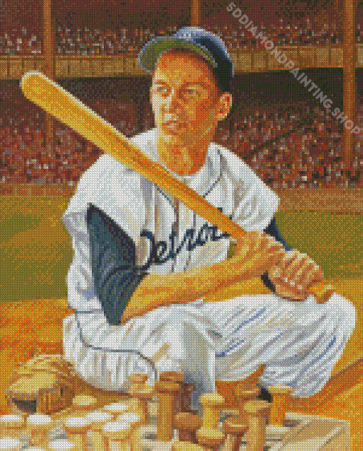 Al Kaline Mr Tiger Art Diamond Paintings