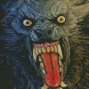 American Werewolf Art Diamond Paintings