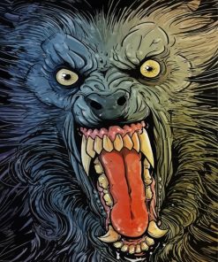 American Werewolf Art Diamond Paintings