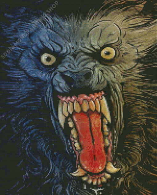 American Werewolf Art Diamond Paintings