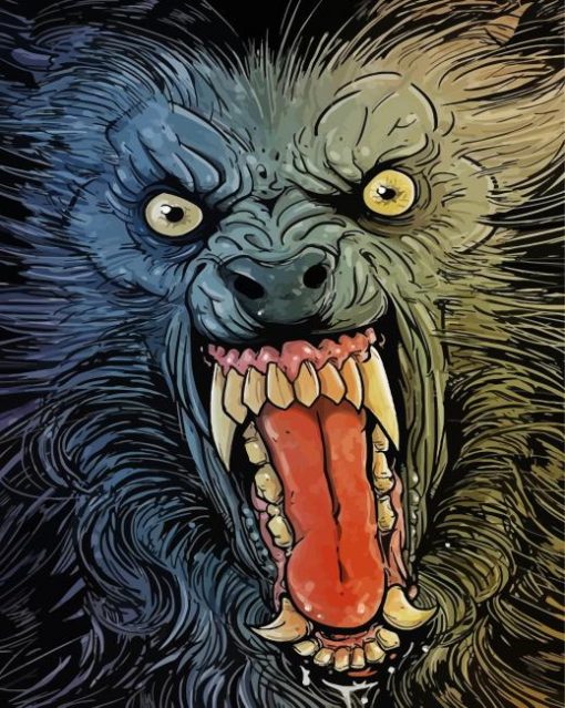 American Werewolf Art Diamond Paintings