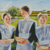 Amish Girls Diamond Paintings