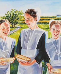 Amish Girls Diamond Paintings