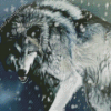 Angry Wolf Diamond Paintings