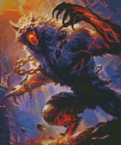 Animated Fenrir Diamond Paintings