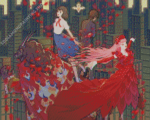 Animated Film Belle Diamond Painting