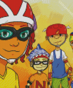 Animated Serie Rocket Power Diamond Paintings