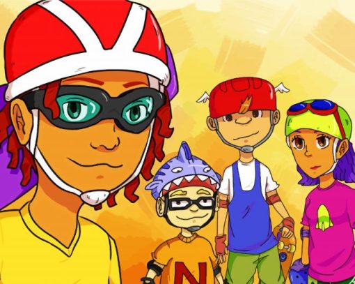 Animated Serie Rocket Power Diamond Paintings