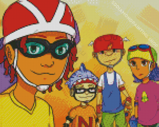 Animated Serie Rocket Power Diamond Paintings