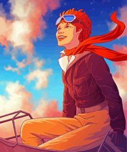 Anime Amelia Earhart Diamond Paintings