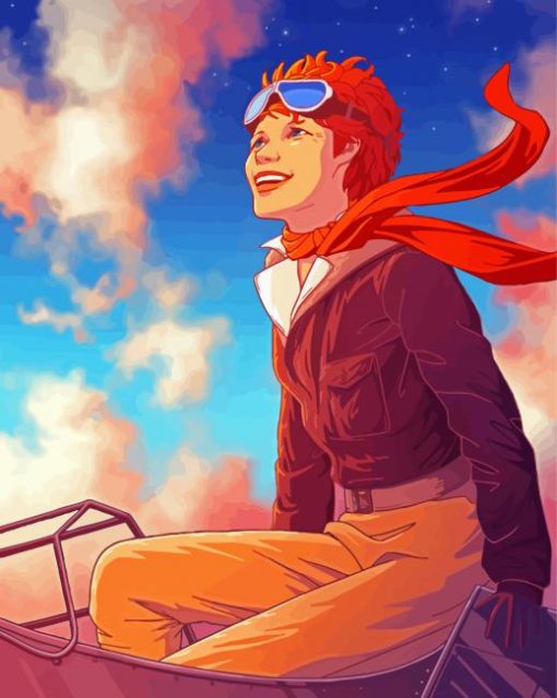 Anime Amelia Earhart Diamond Paintings