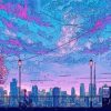 Anime City Art Diamond Paintings