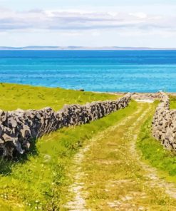 Aran Islands Ireland Landscape Diamond Paintings