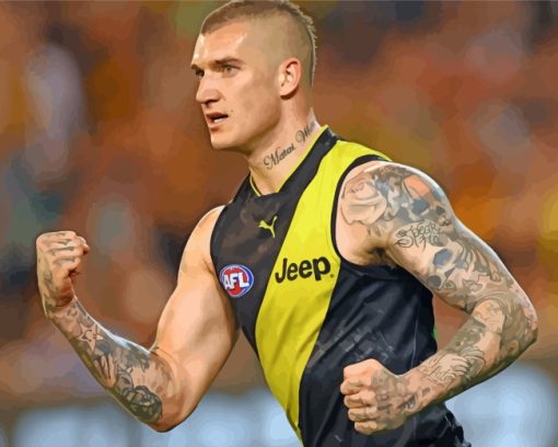 Australian Football League Dustin Martin Player Diamond Paintings