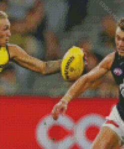 Australian Football League Players With Rugby Ball Diamond Paintings