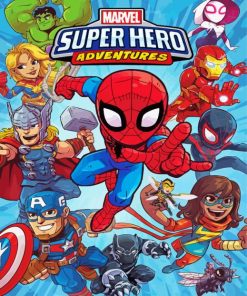 Baby Marvels Super Hero Adventures Diamond Paintings