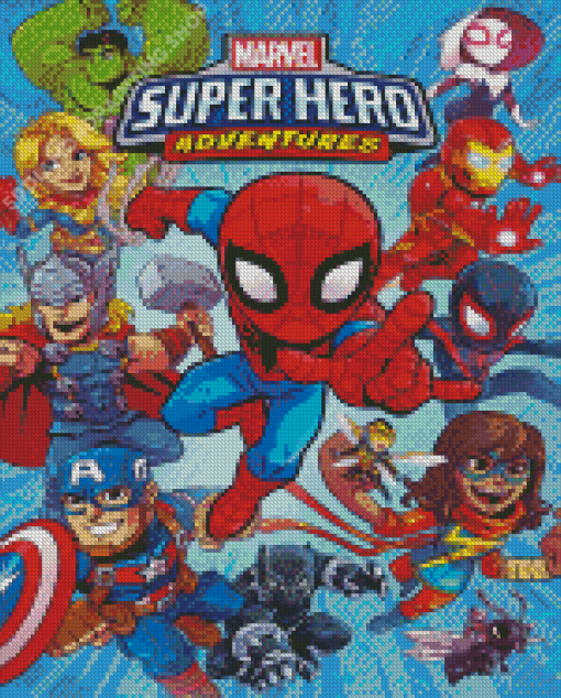 Baby Marvels Super Hero Adventures Diamond Paintings