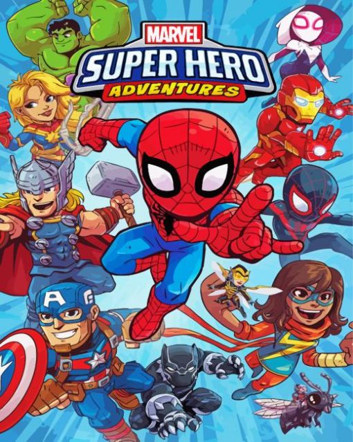 Baby Marvels Super Hero Adventures Diamond Paintings