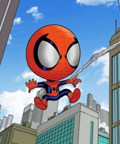 Baby Spider Man Super Hero Diamond Paintings