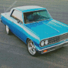 Blue Chevelle Malibu Ss Diamond Paintings