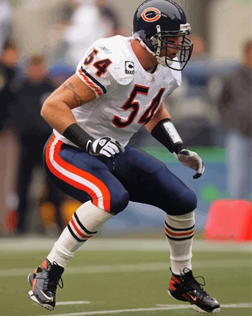 Brian Urlacher Player Diamond Paintings