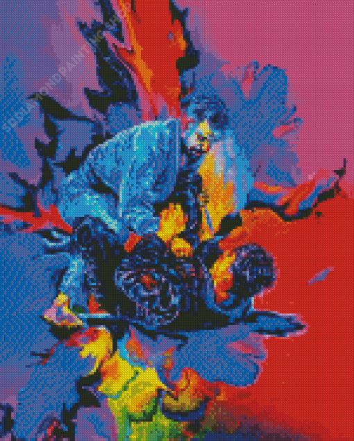 Colorful Jiu Jitsu Sport Art Diamond Painting