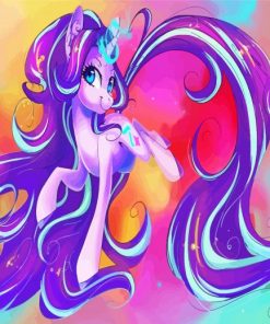 Colorful My Little Pony Starlight Glimmer Diamond Paintings