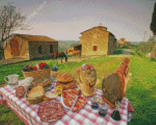 Countryside Italy Life Diamond Paintings