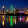 Dallas Skyline At Night Diamond Paintings