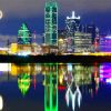 Dallas Skyline By Night Diamond Paintings