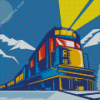 Diesel Train Diamond Paintings