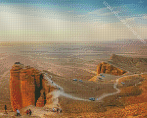 Edge Of The World Saudi Arabia Diamond Paintings