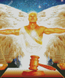 Fantasy Angel Of Justice Diamond Paintings