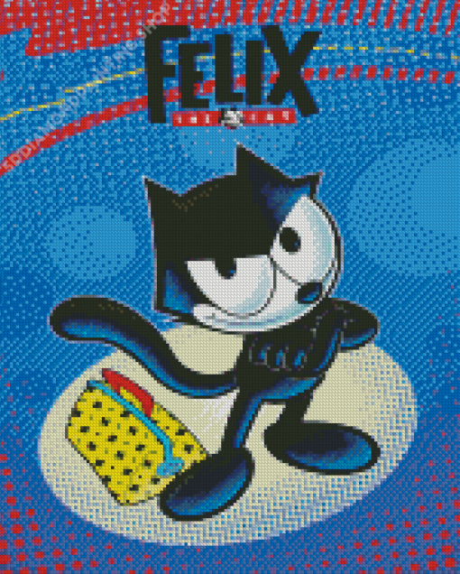 Felix The Cat Art Poster Diamond Paintings