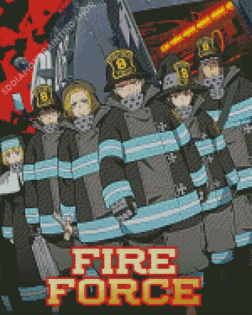 Fire Force Diamond Paintings