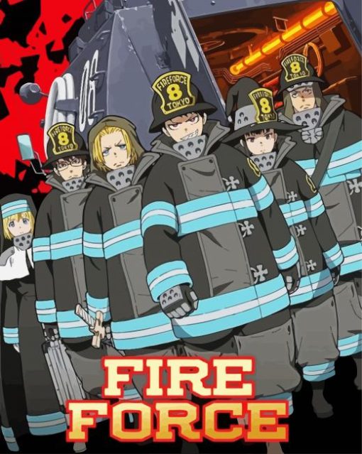 Fire Force Diamond Paintings