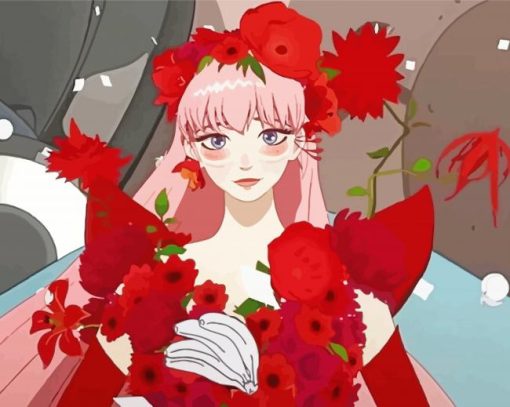Floral Belle Anime Diamond Paintings