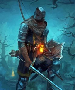 Forest Warrior Knight Diamond Paintings