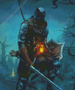 Forest Warrior Knight Diamond Paintings