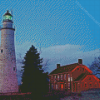 Fort Gratiot Lighthouse Diamond Paintings