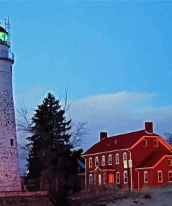 Fort Gratiot Lighthouse Diamond Paintings